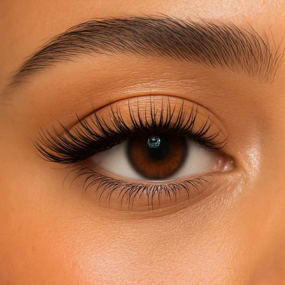 natuurlijke-nepwimper-op-een-jeugdig-oog van een Marokkaanse meid