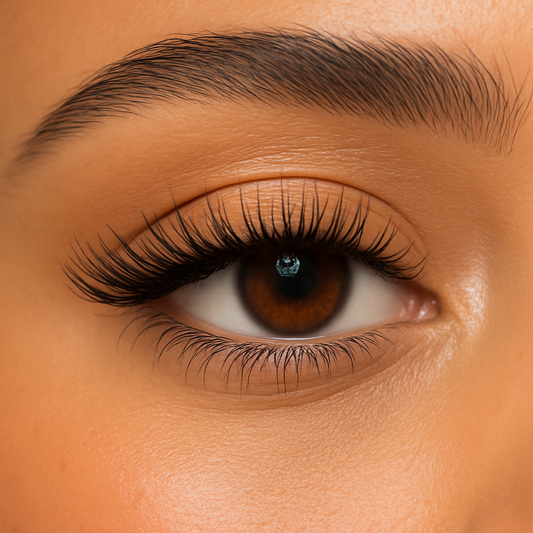 natuurlijke-nepwimper-op-een-jeugdig-oog van een Marokkaanse meid